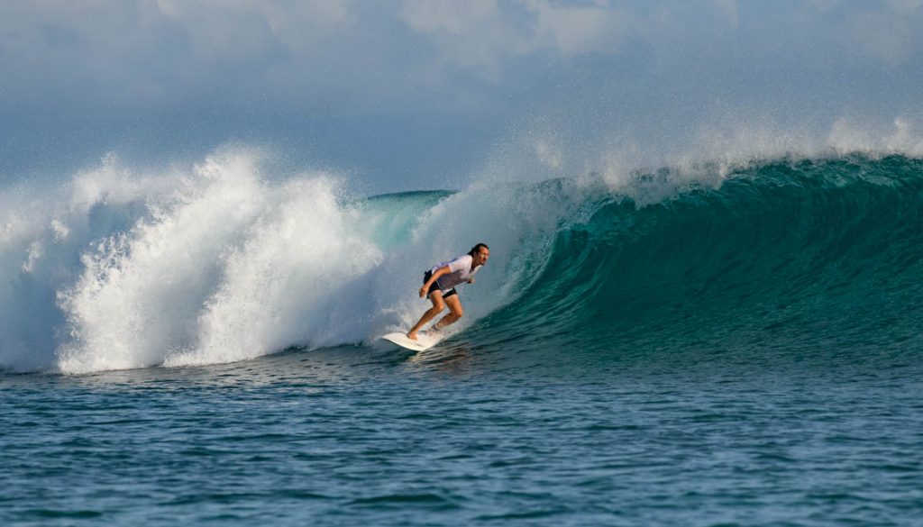 Surfing the Solomon Islands Kologhose Surf Spot